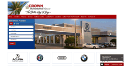 Desktop Screenshot of crowncars.com