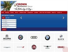 Tablet Screenshot of crowncars.com